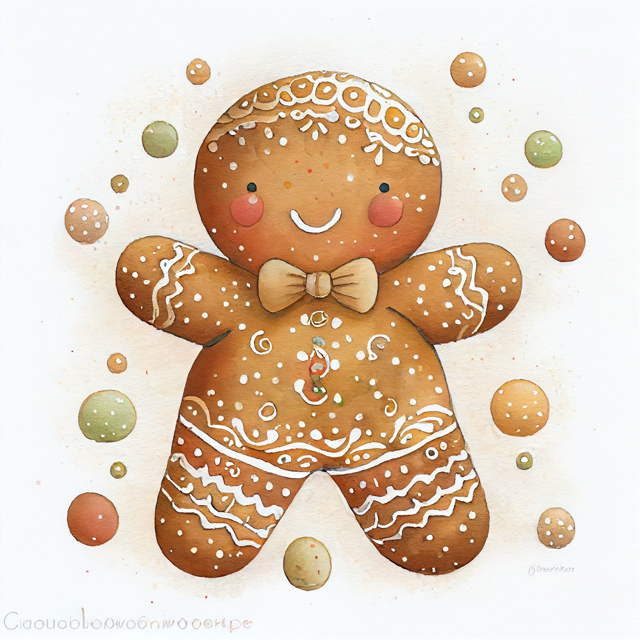 cute gingerbread cliparts