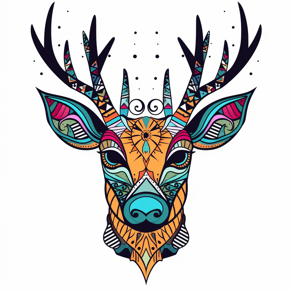 deer head cliparts
