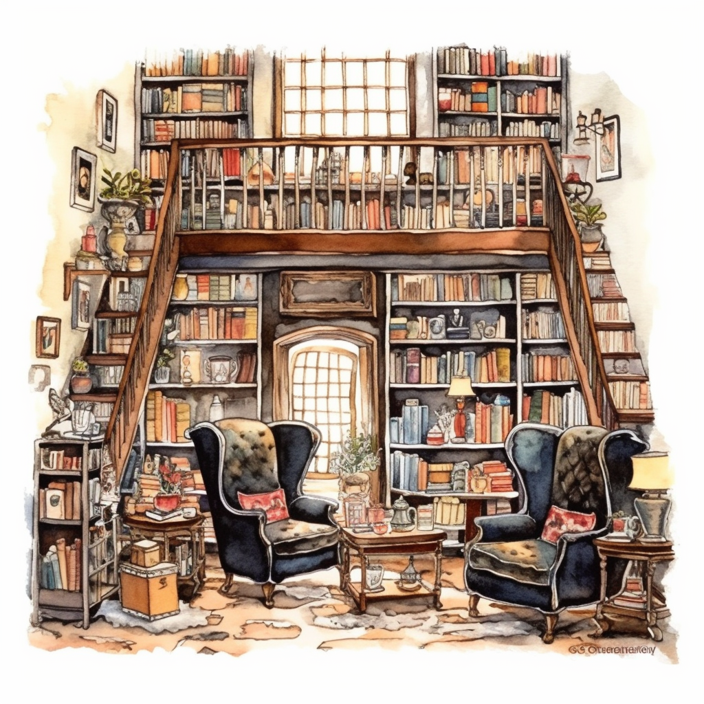 bookstore cliparts