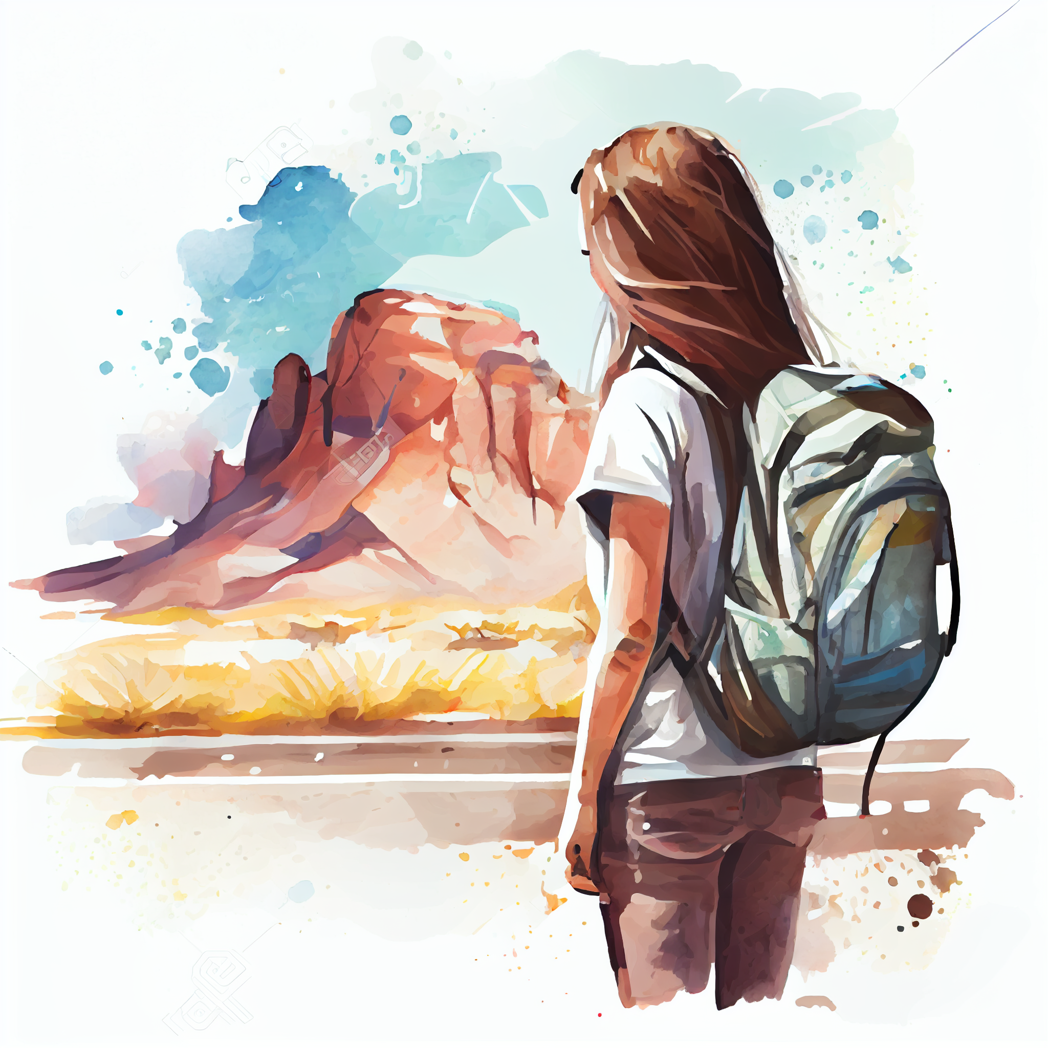 girls camp clipart