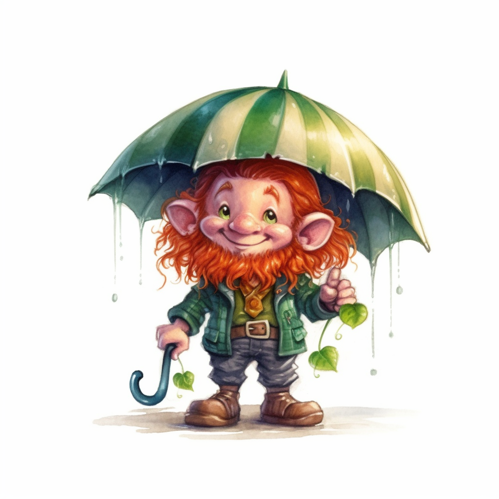 cute leprechaun clipart