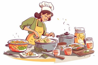cooking, clipart, vector hd, on white background