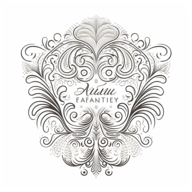 2d vector line art clipart graphic icon for massage salon, black like art, detailed, fancy, filigree, centered and isolated on a white background