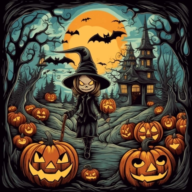 Halloween for Holiday clip art illustrator