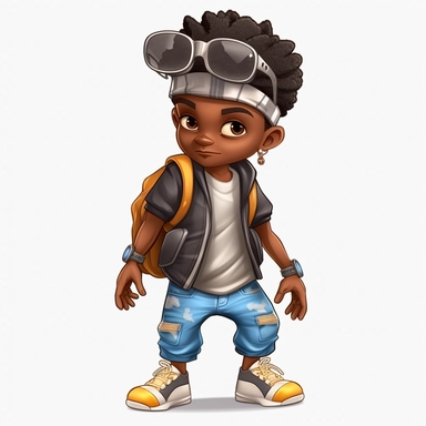 black boy 3d, black hip hop boy clipart, move back to school motive, black teen school girl png clipart, black boy magic png