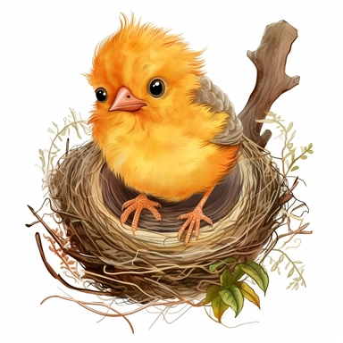 Clipart baby bird