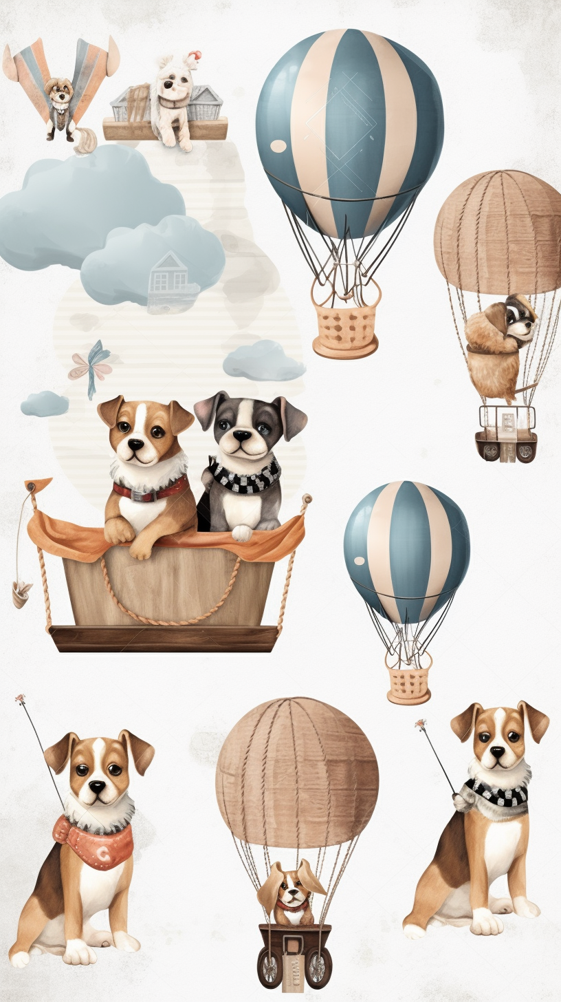 balloon dog cliparts