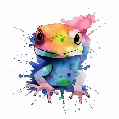 clipart, minimal, modern, cute, beautiful, masterpiece, no overlap, boundaries, gecko illustration, street art, water color, smooth transitions