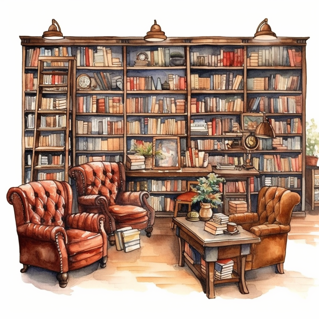 bookstore cliparts