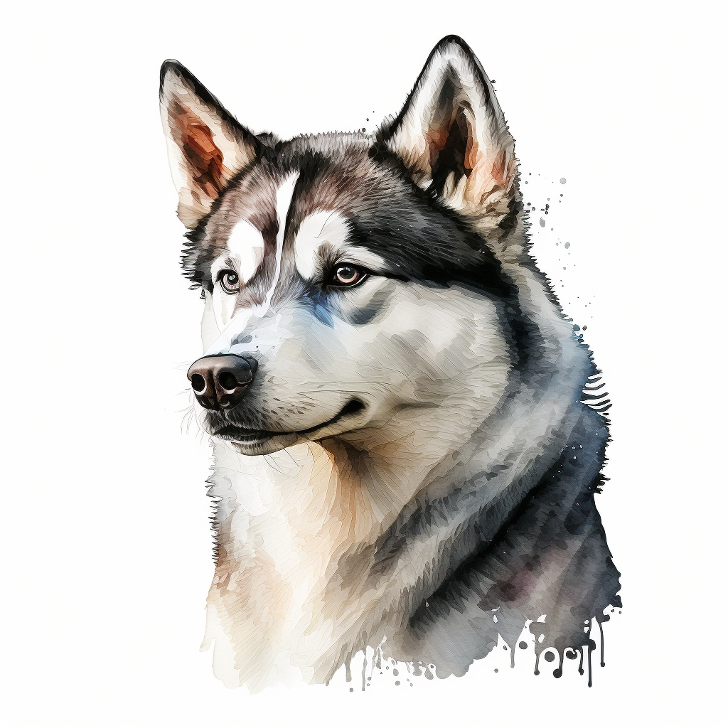 huskies cliparts