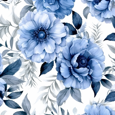 Contemporary collage style floral patterns blue watercolor elegant flowers wedding invitations high quality and elegant clipart of flowers gucci art white background 4