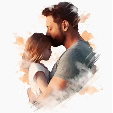 father daughter love, fathers day ,png clipart ar 16:16