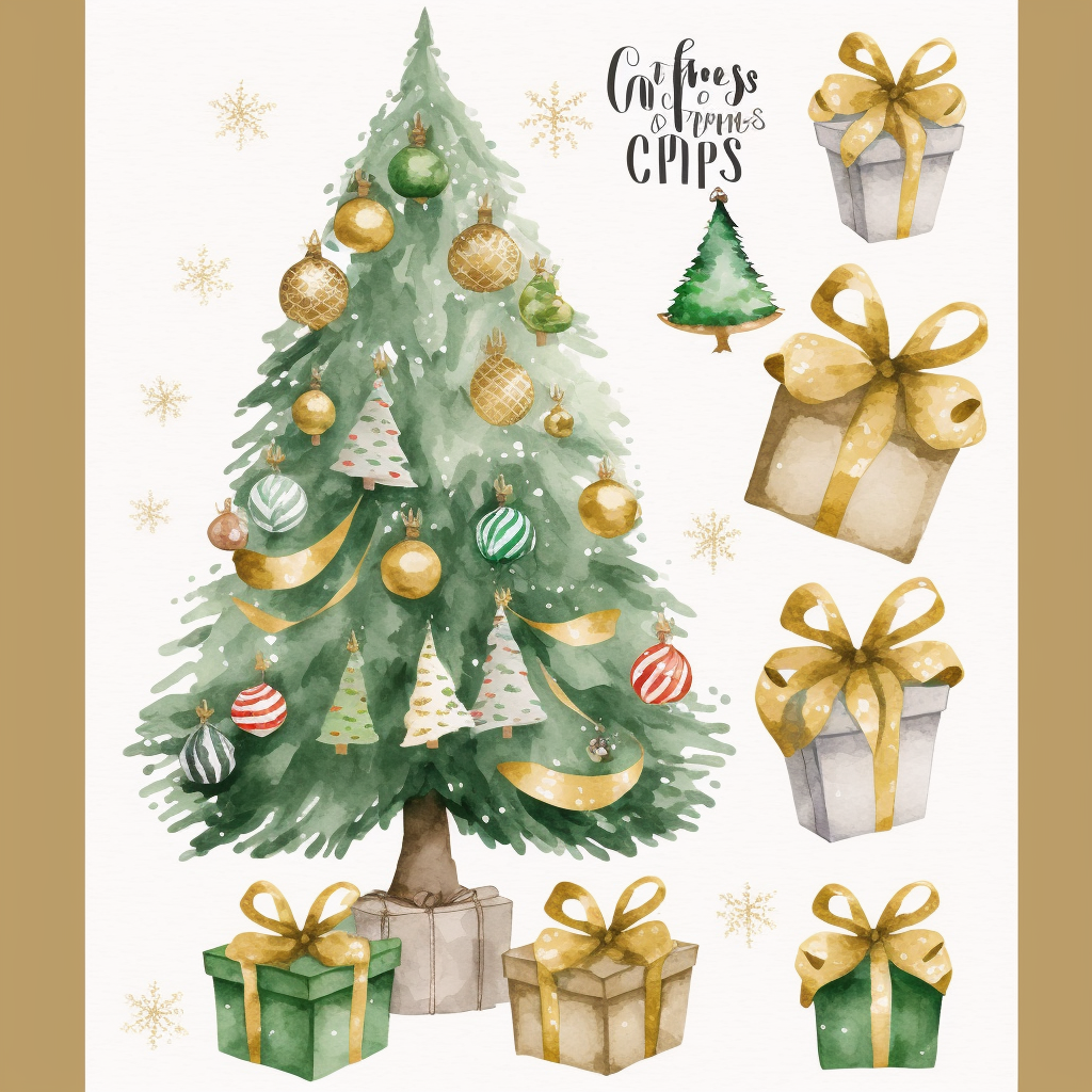 christmas tree outline clip art