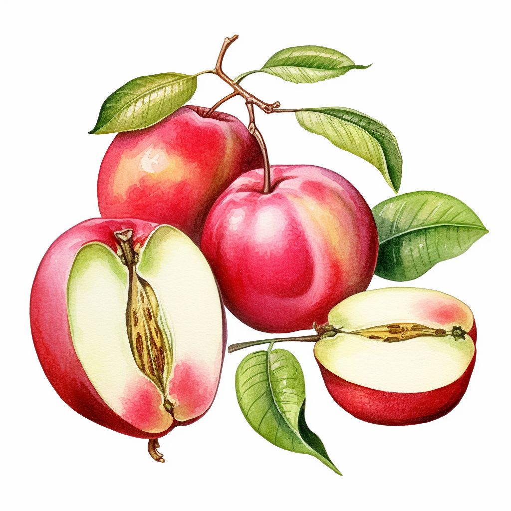 cut apple cliparts