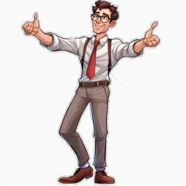 cartoon white american male businessman cartoon png clipart, doodles, cartoon, full body, white background, in the style of william holman hunt, gene luen yang, science-based, webcam, sharp and angular, uhd image