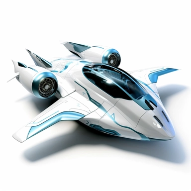 advanced of the future like 2090 combact aircraft,clipart , white baground ,mordern armour