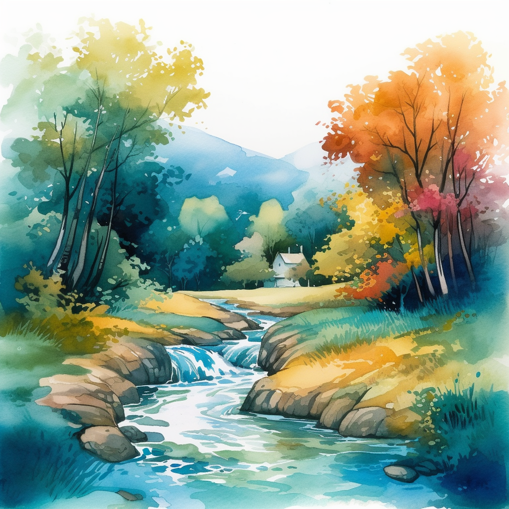 flowing river cliparts