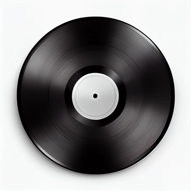 vinyl disc , clipart, white background