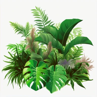 jungle plant clipart