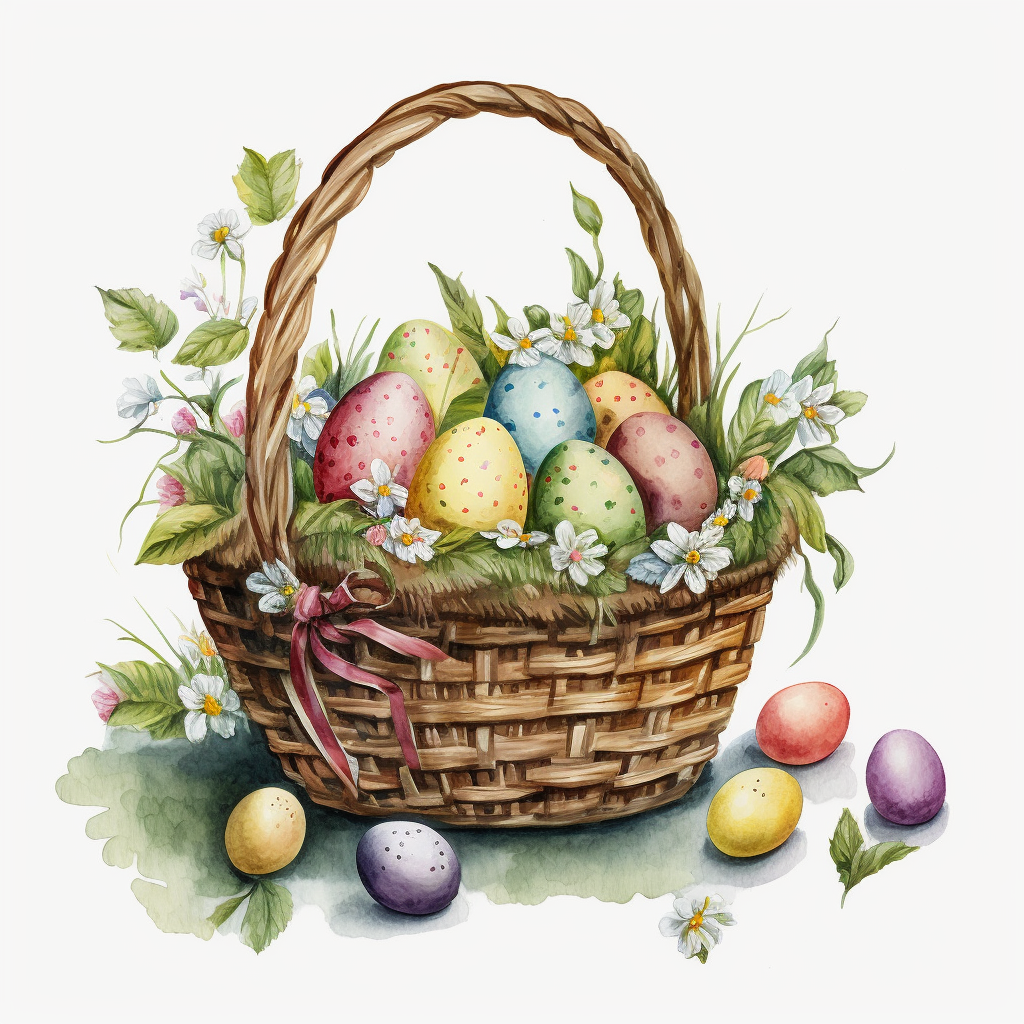 easter egg hunt clipart