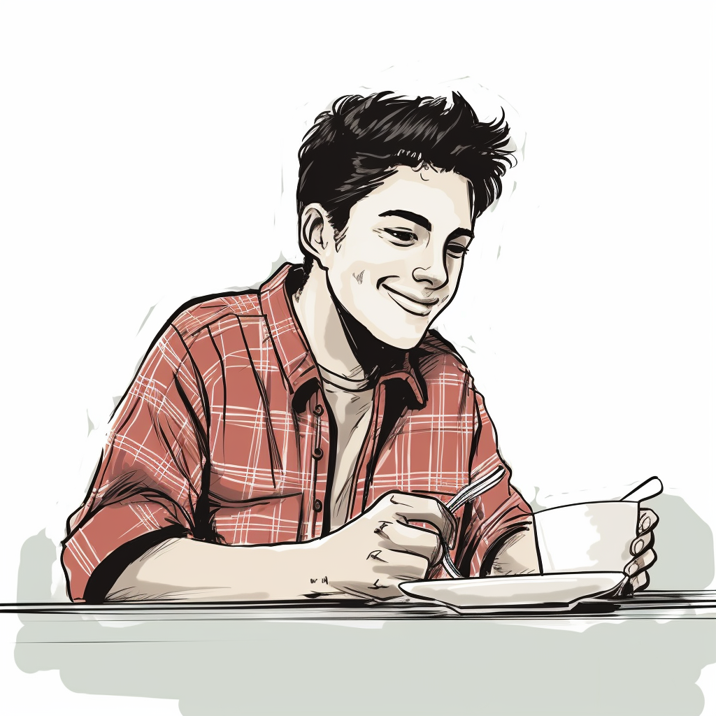 male drawing cliparts