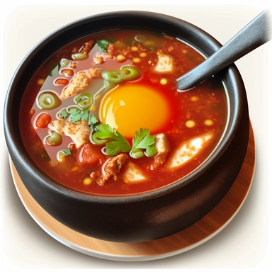 clipart bowl of spicy soup