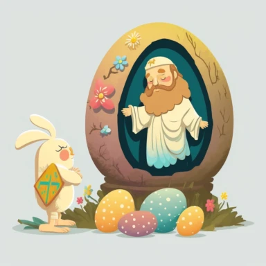 Easter Story Clipart Design