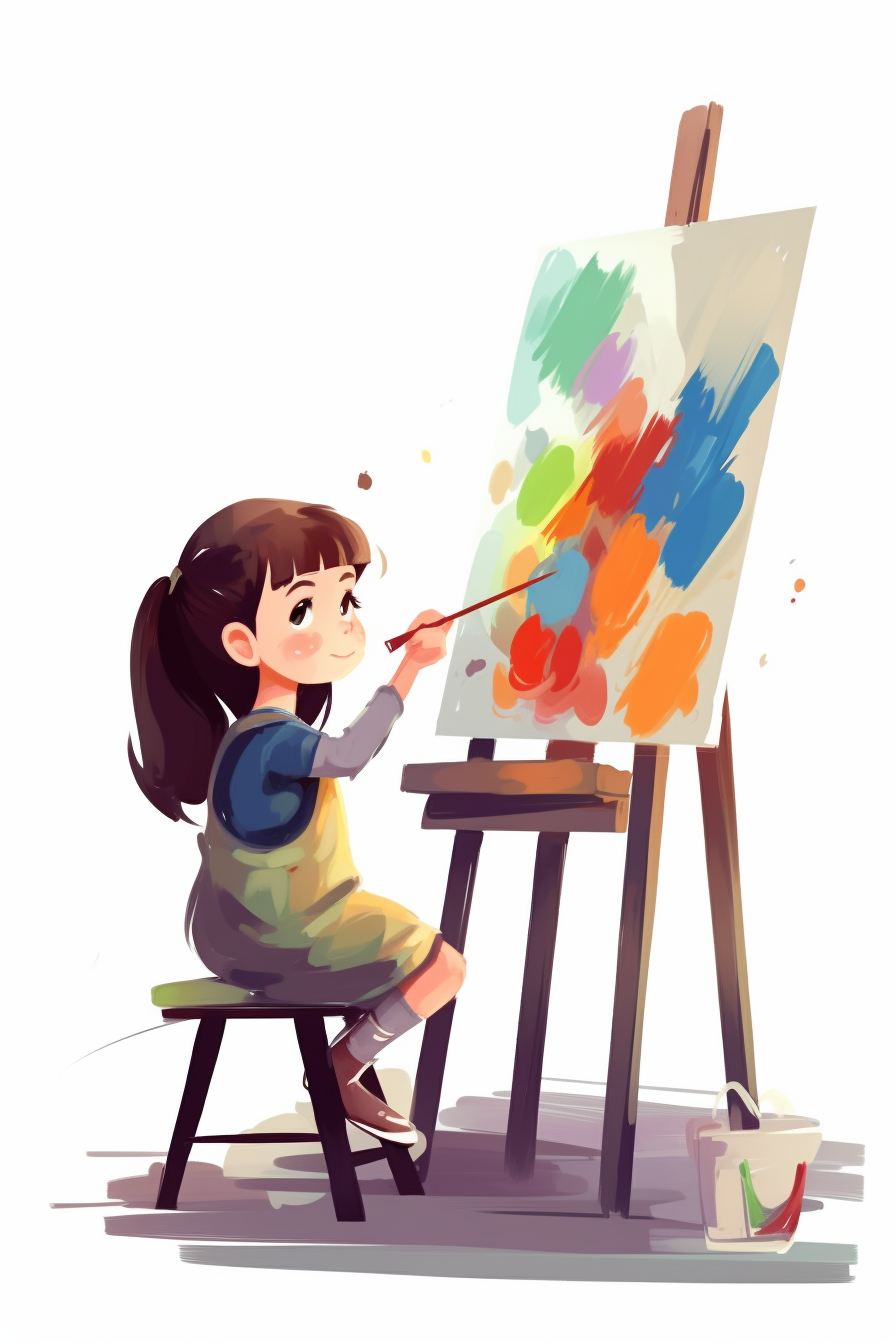 art easel clipart