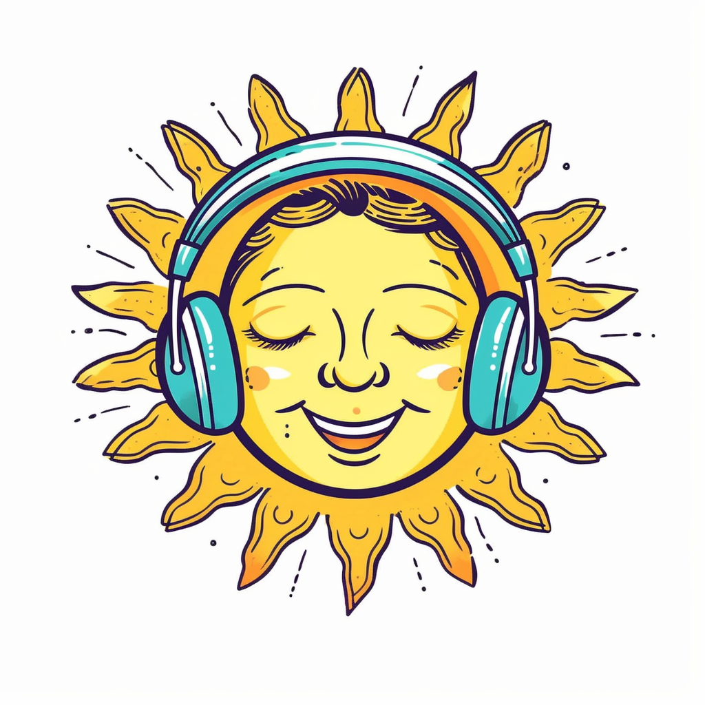 listen to music clipart