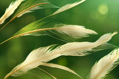 Feather grass fresh bush nature cut out backgrounds clipart 3d rendering illustration png .highly detailed, realistic, photo realistic, octane render, 4K, 8K, UHD, hyper detailed