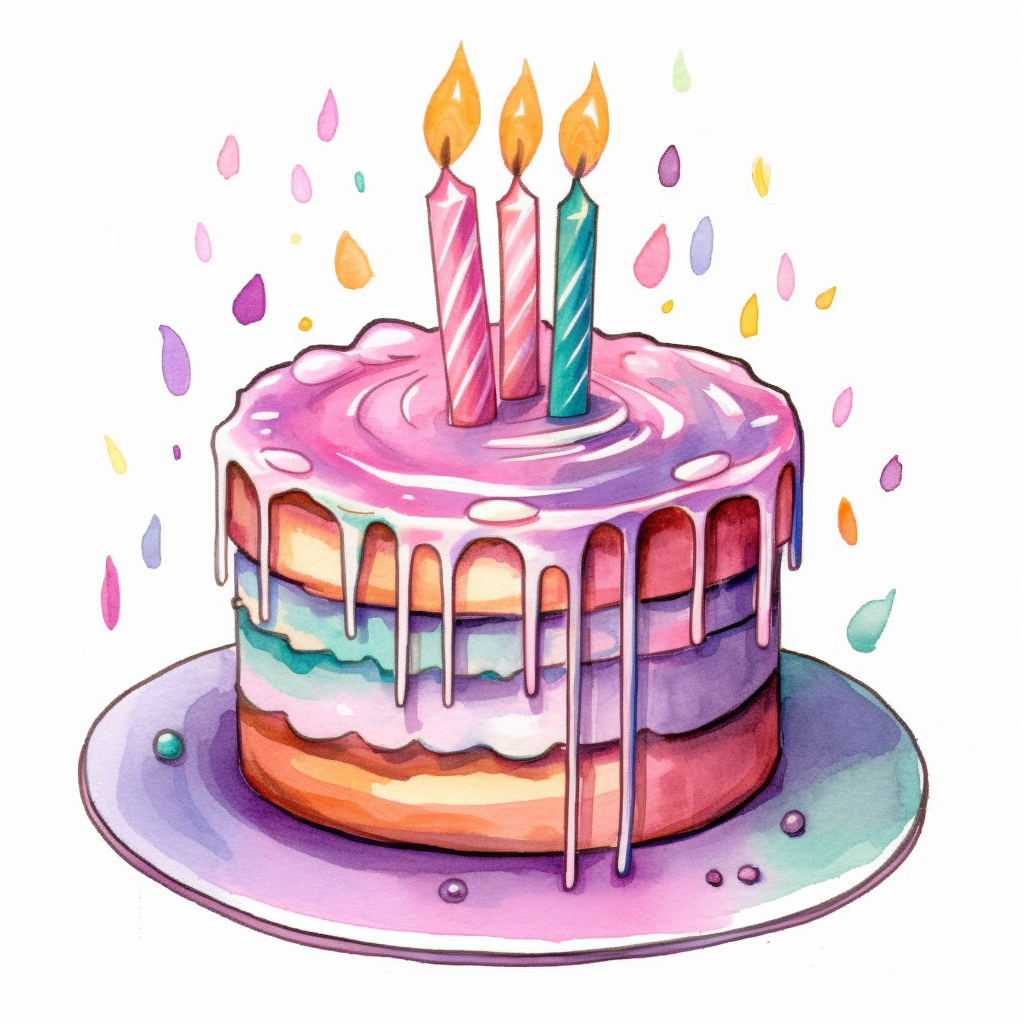 birthday art clip
