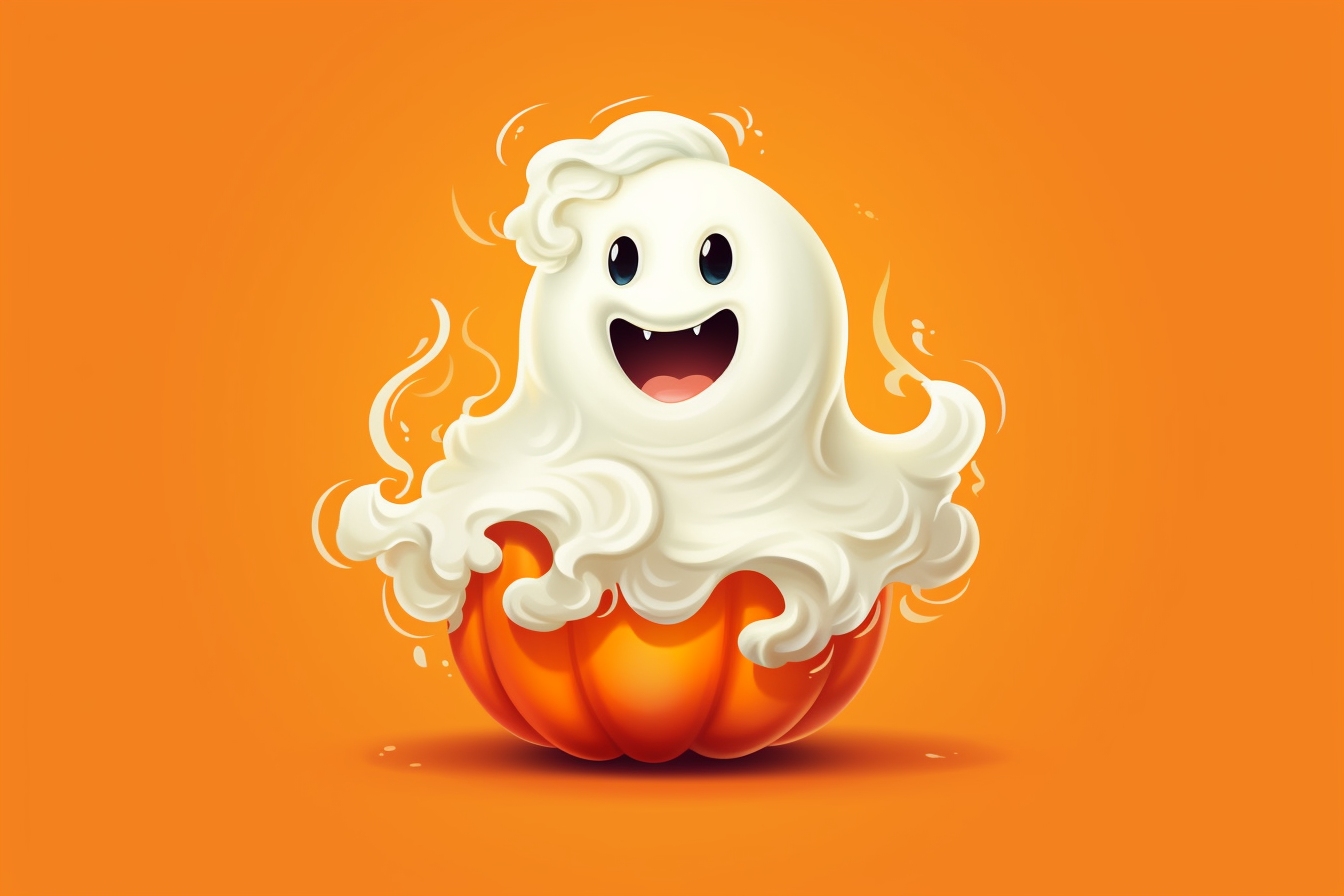 happy ghost cliparts