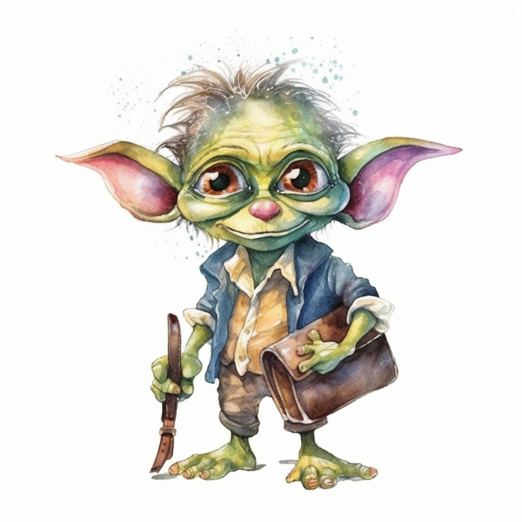cute goblin cliparts