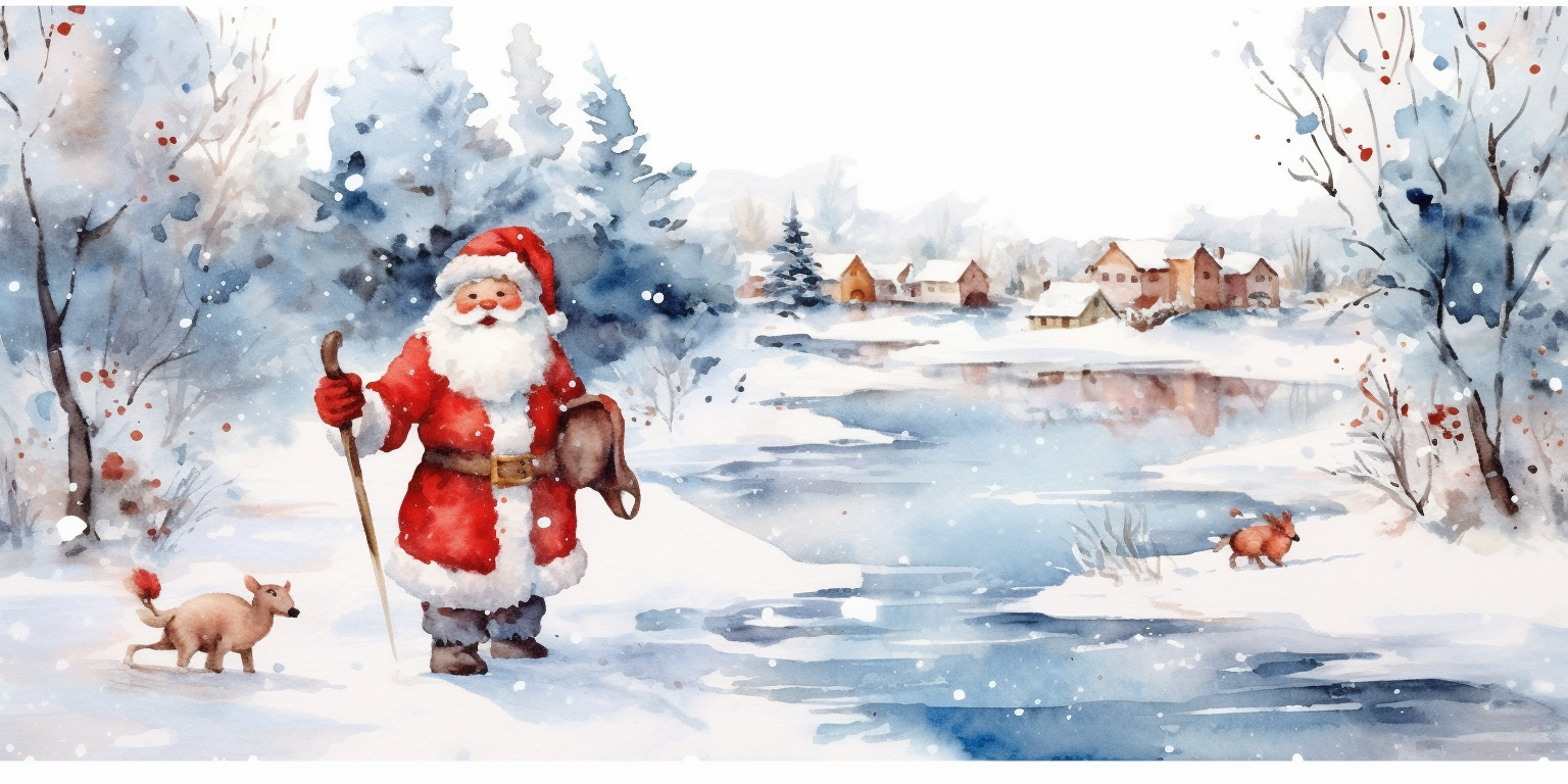 blue santa cliparts
