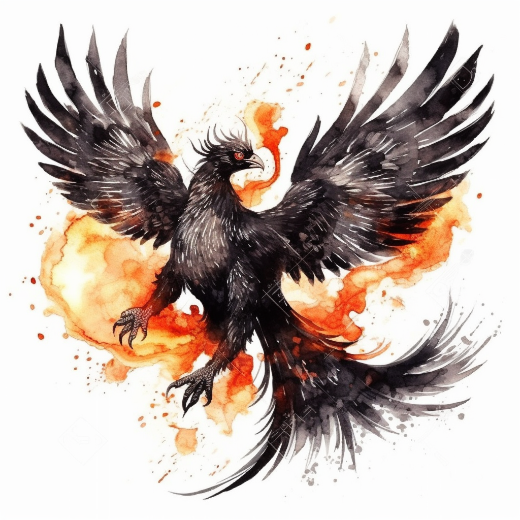 black phoenix cliparts