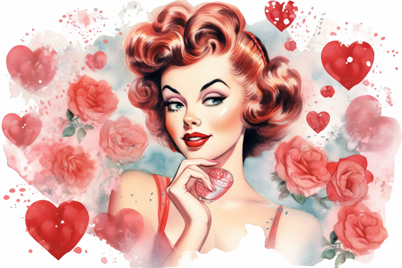 1950s cliparts