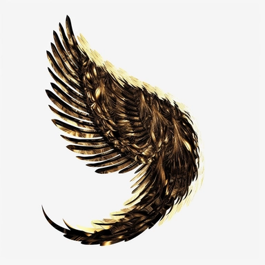 abstract devil wings, devil wings clipart, black colors Feather wings png, dark angel wings png, Angel clipart, Spiritual clipart, abstract clipart, Feather png ,vector , white background , plain white background,vector,hd,4k,8k,side view ,symmetric , armor plated , golden plated