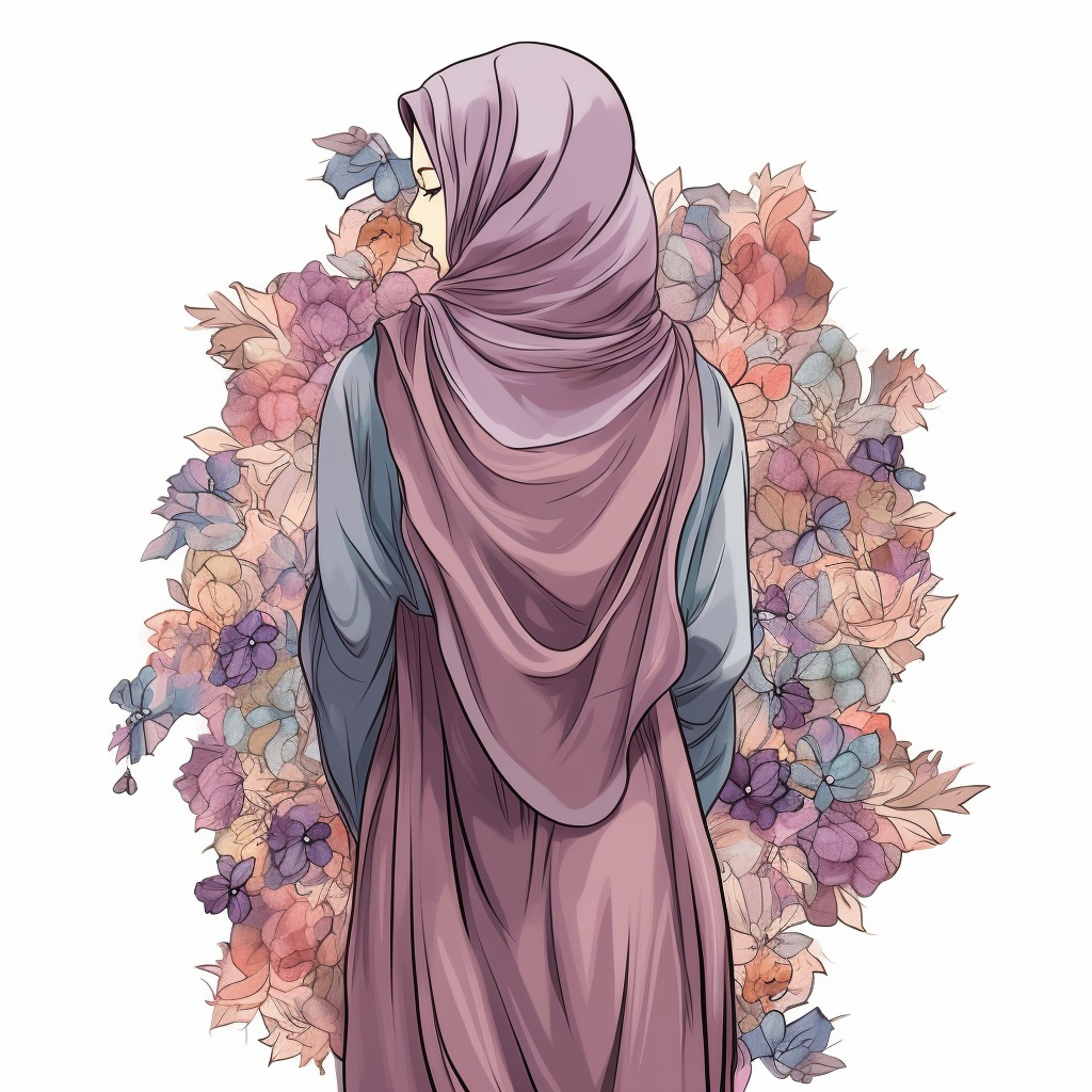 muslim woman cliparts