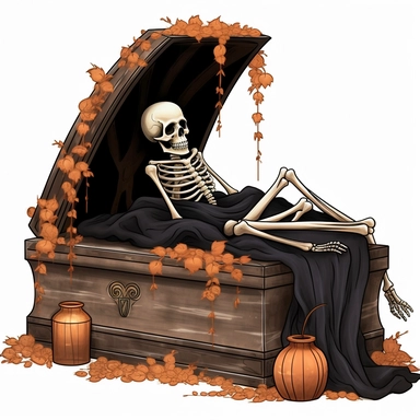 Halloween clipart, coffin clipart