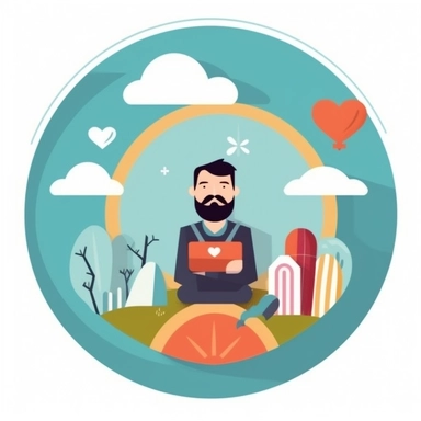 Clipart for the Ebook The Empathy Guidebook: Practical Tips for Cultivating Empathy in Your Daily Life