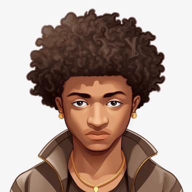 igh fashion, designer, louis vuitton logo, louis vuitton light skinned afro american, with blue eyes, with green eyes, with grey eyes, with brown eyes, and curly hair, baby clipart white background