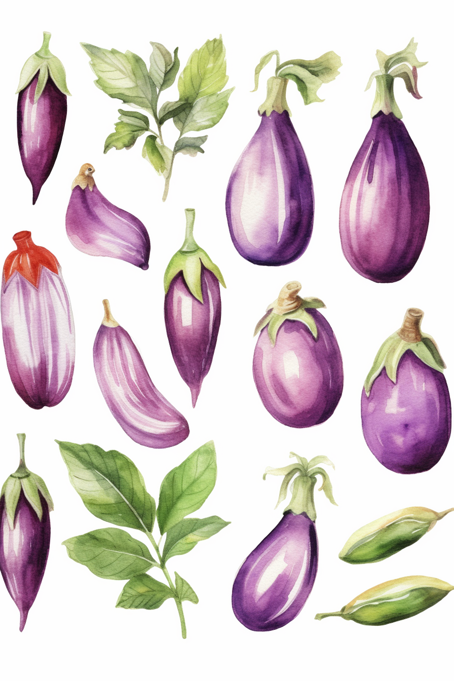 eggplant cliparts