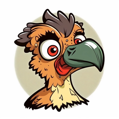 cartoon of mutt mixed chick, cute, funny, comic, clipart style, vector style, white background