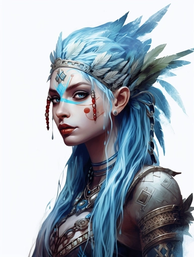 avatar character, clipart png, realistic, digital painting, WHITE BACKGROUND, fantasy style, realistic, painting, watercolor, 8k, ultra details,