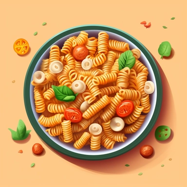 Midjourney bot AI, I kindly request your artistic expertise in creating a captivating collection of close up pasta dish clipart designs. For this project, I would like each design to be separate from the others, showcasing the unique characteristics of each pasta dish shape. Please focus on capturing the intricate details and unique shapes of various close up pasta dishes. I envision the clipart designs to be versatile and easily adaptable, suitable for a range of creative projects such as invit