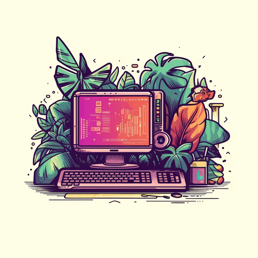 computer screen clipart