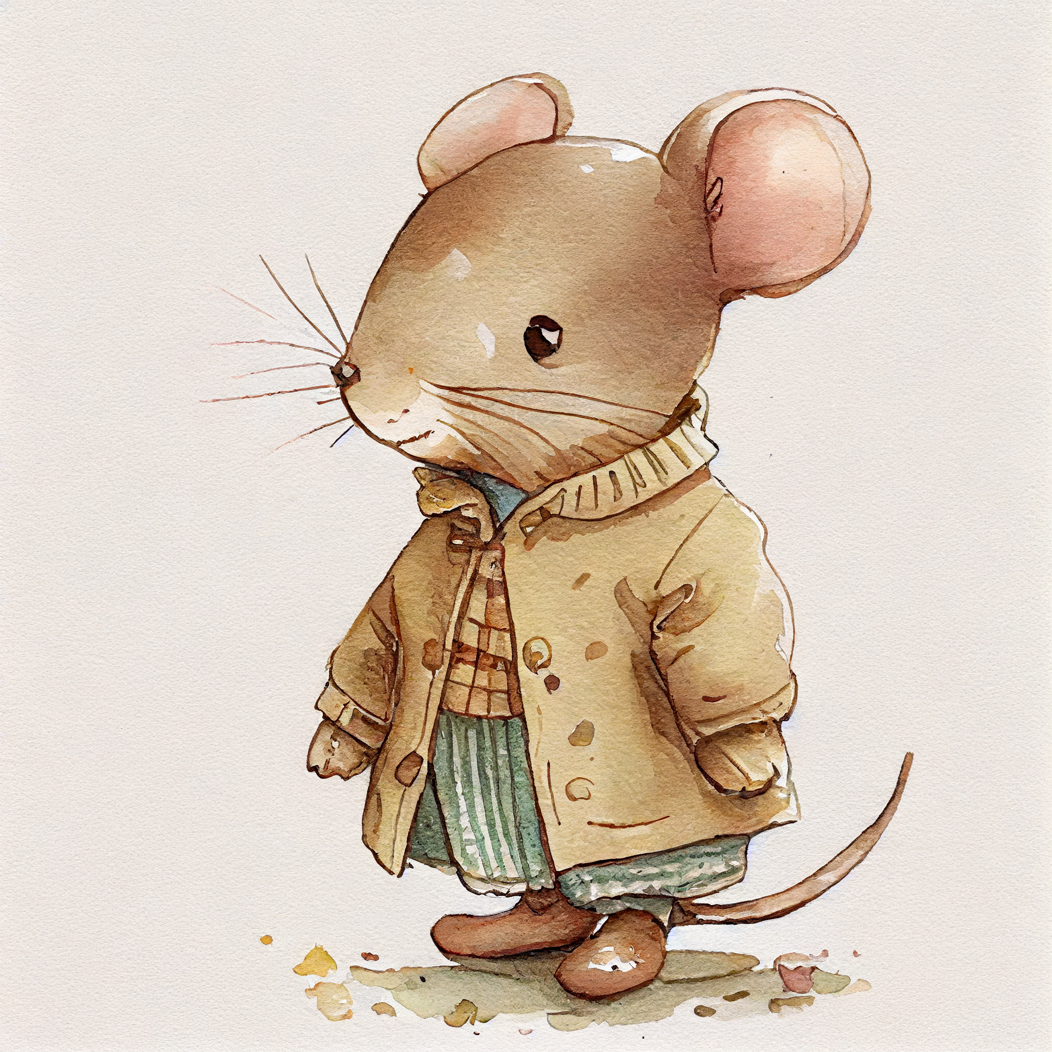 mouse outline cliparts