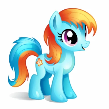 side view, My Little Pony, vector, clipart