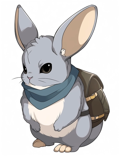 clipart, chinchilla, cartoon