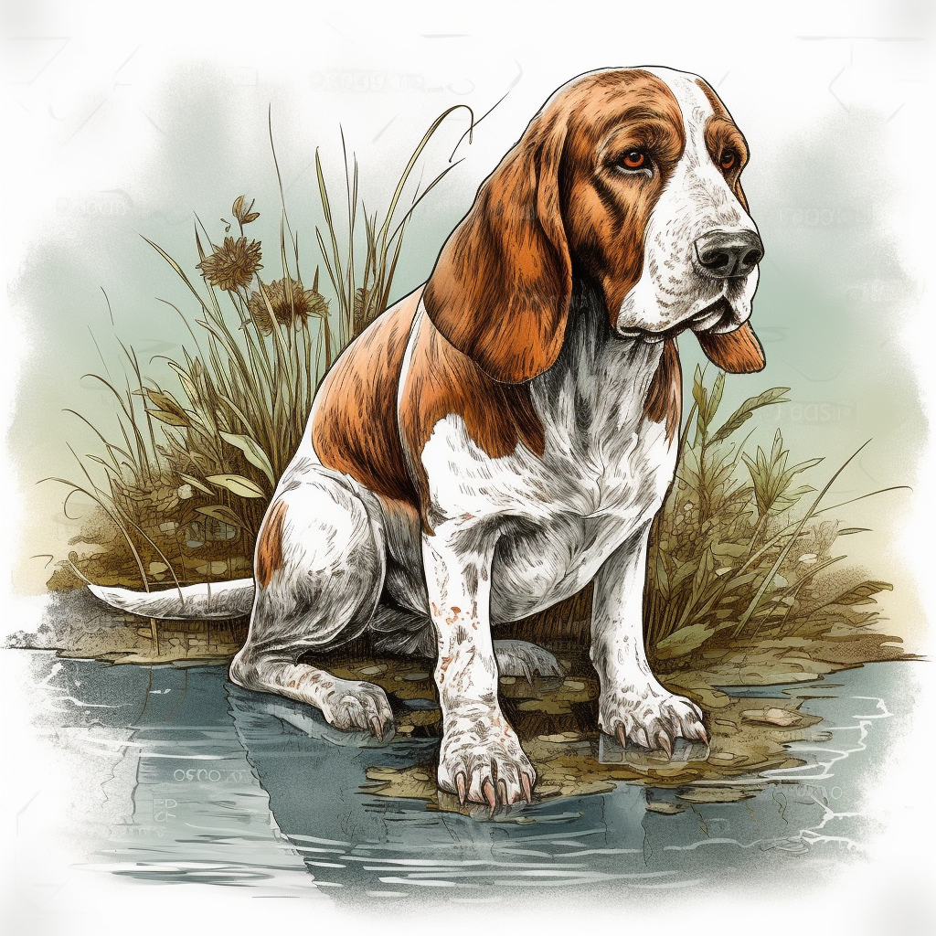 hound dog clipart